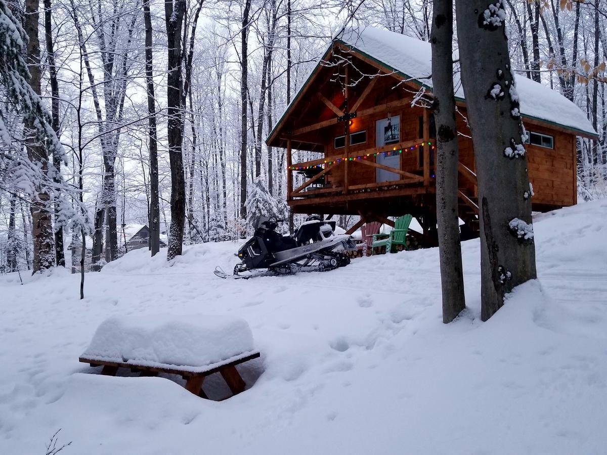 Les Cabines Nordik Des Piles Villa Saint-Jean-des Piles Dış mekan fotoğraf
