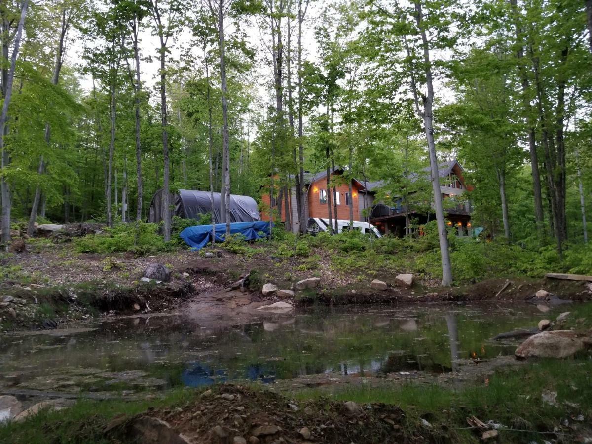 Les Cabines Nordik Des Piles Villa Saint-Jean-des Piles Dış mekan fotoğraf